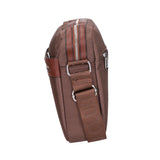 Borsa a tracolla uomo Pelle PU e nylon PCL3071-EARTH Northampton Polo Club