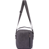 Borsa a tracolla uomo Ecopelle e poliestere BC1193-GRIGIO B Cavalli