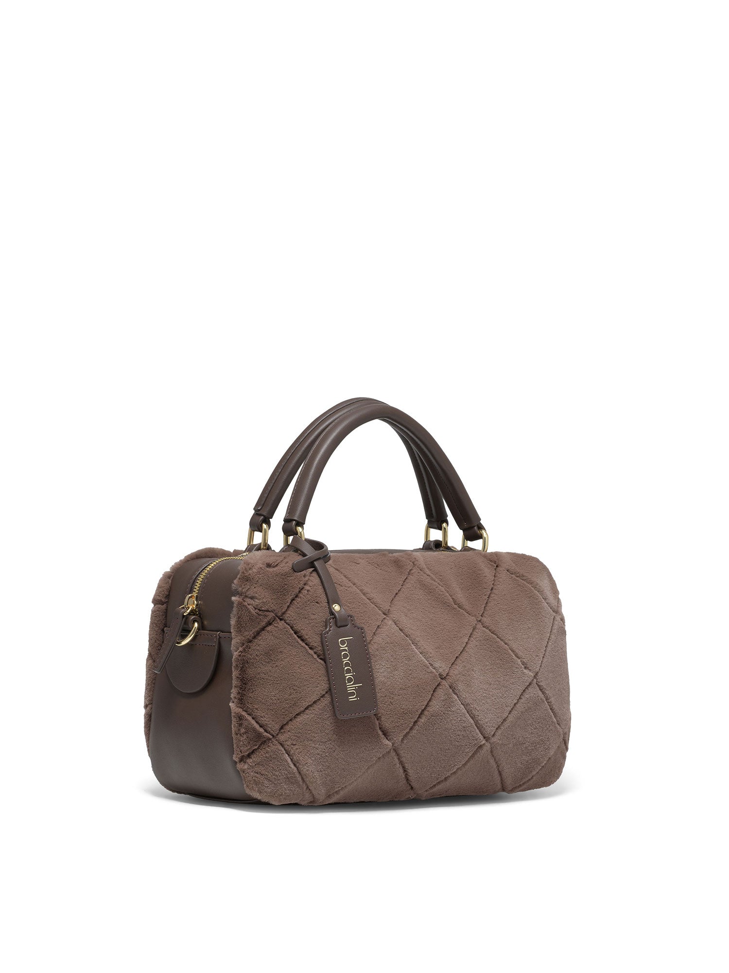 Cordoba Borsa a mano da donna Polyurethane + Polyester B16840-MARRONE Braccialini
