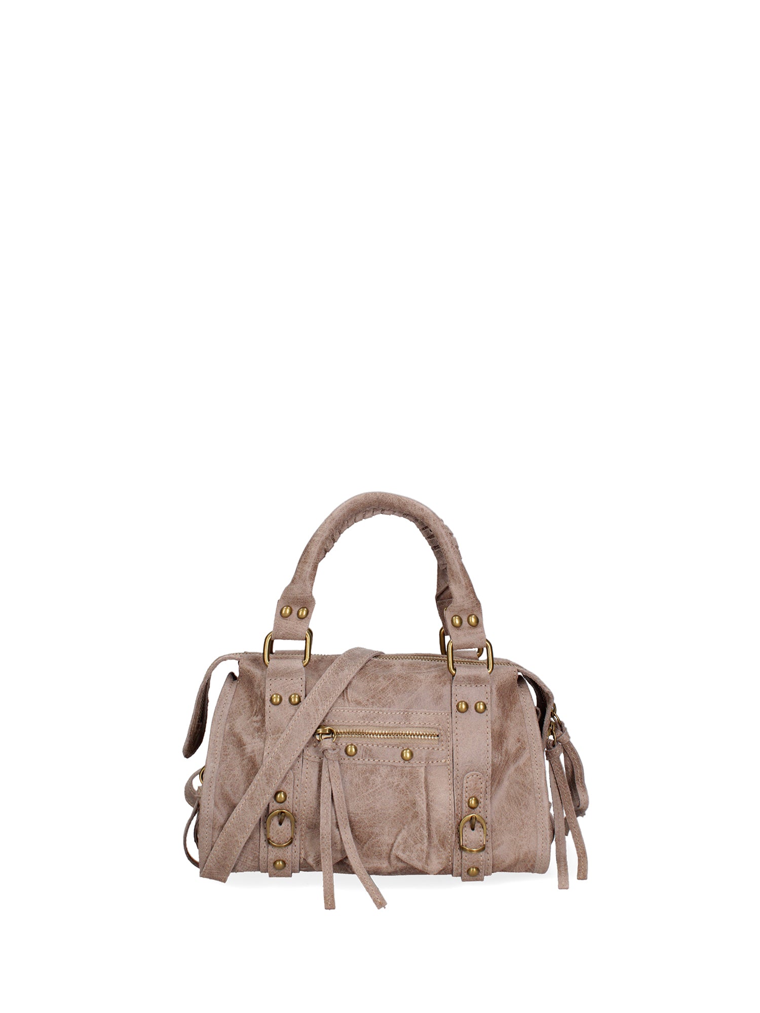 Erisia Borsa a spalla da donna Vera pelle 06091-009 TAUPE SCURO Gave Lux