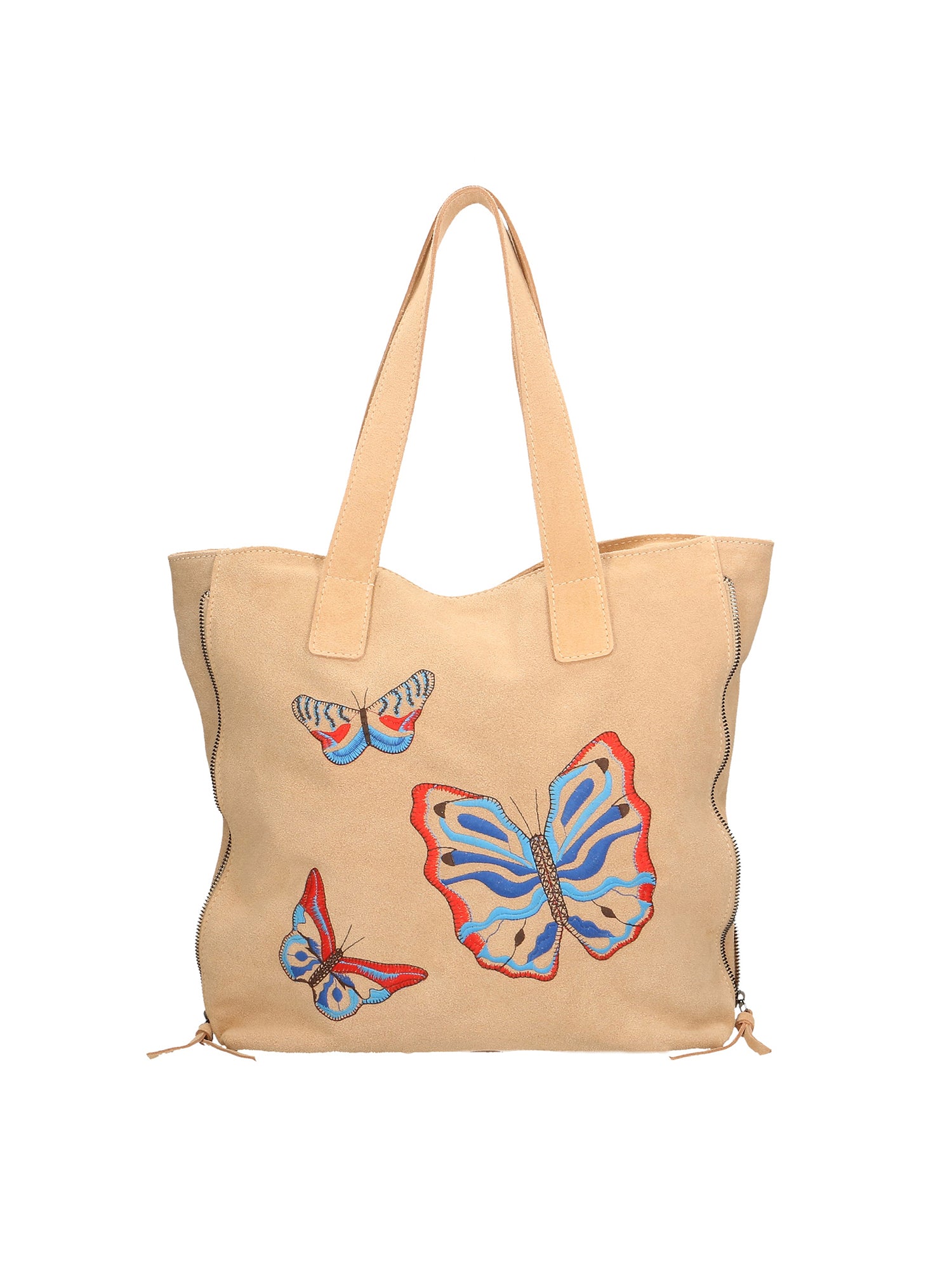 Papillon Borsa a spalla da donna Vera pelle 8620-FANGO TAUPE Gave Lux