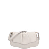 Borsa a spalla da donna Vera pelle 07152-D86 GRIGIO PERLA Viola Castellani
