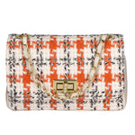 Aurélie Borsa a spalla da donna Cotone 05015-ARANCIONE Gave Lux