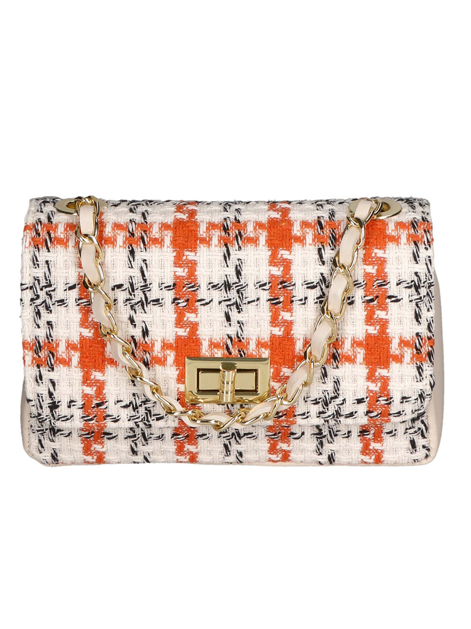 Aurélie Borsa a spalla da donna Cotone 05015-ARANCIONE Gave Lux
