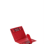 Portafoglio uomo in vera pelle Casual IN-1063-ROSSO Sergio Valentini