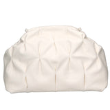 Soleil Borsa a mano da donna Vera pelle 04798-S37 LATTE Gave Lux