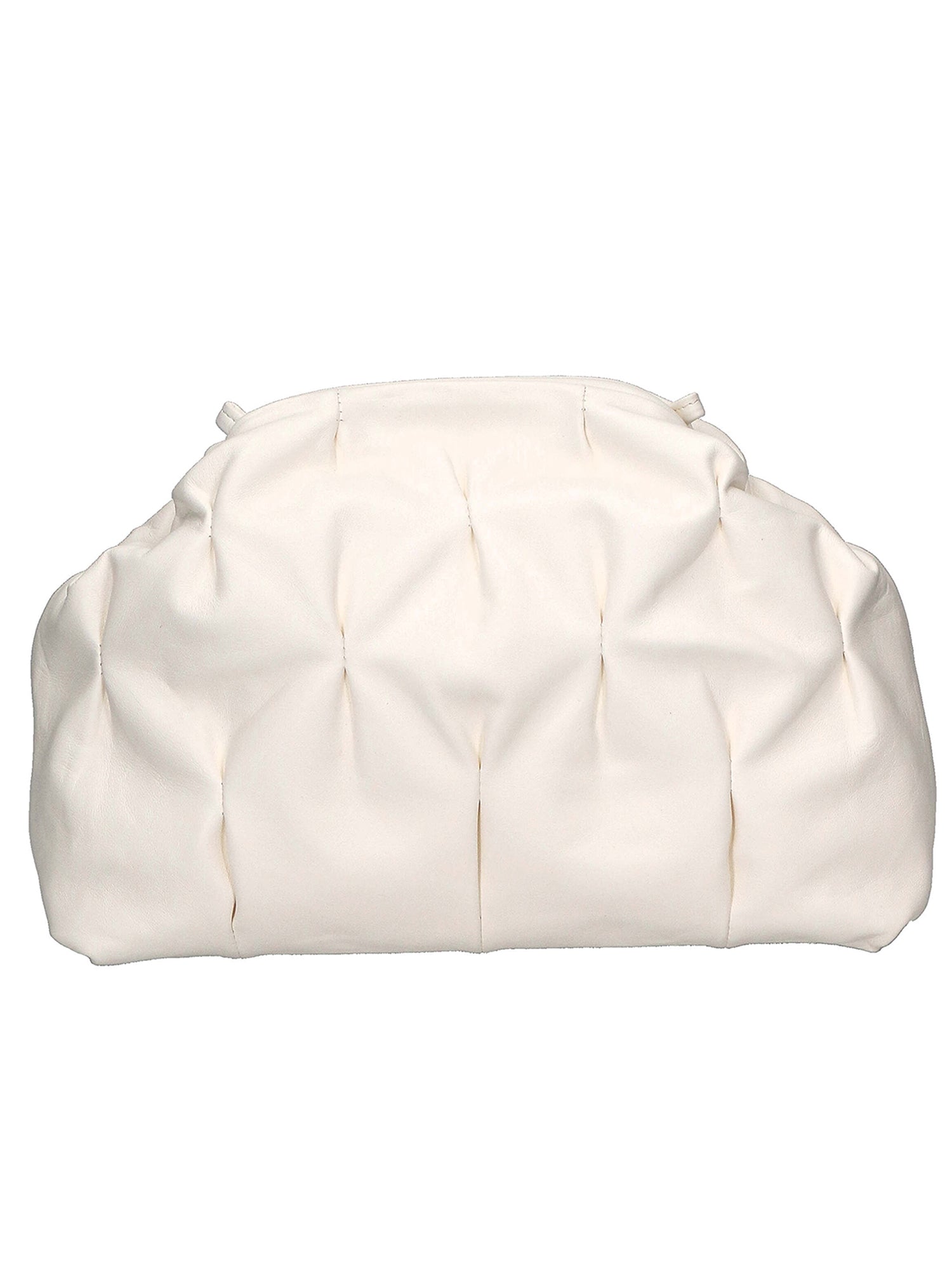 Soleil Borsa a mano da donna Vera pelle 04798-S37 LATTE Gave Lux
