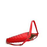 Borsa a spalla convertibile in zaino Vera pelle 07144-S58 ROSSO FUOCO Roberta Rossi