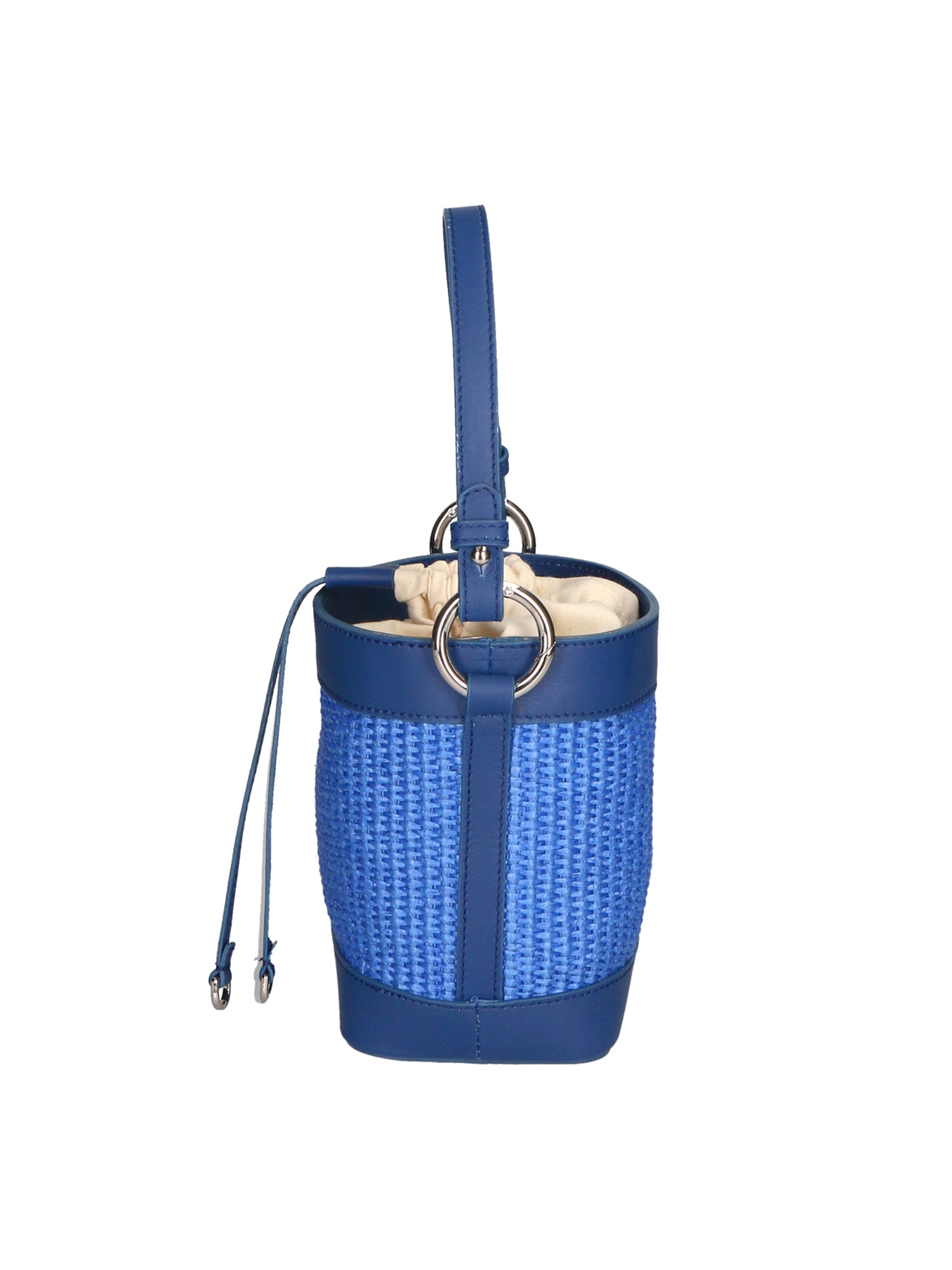 Alyssa Borsa a secchiello da donna Pelle & Paglia 05166-530 S22 BLUETTE Gave Lux