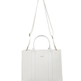 Borsa a mano da donna 100% pelle vegana PU 715-3PT-WHITE Diana&co