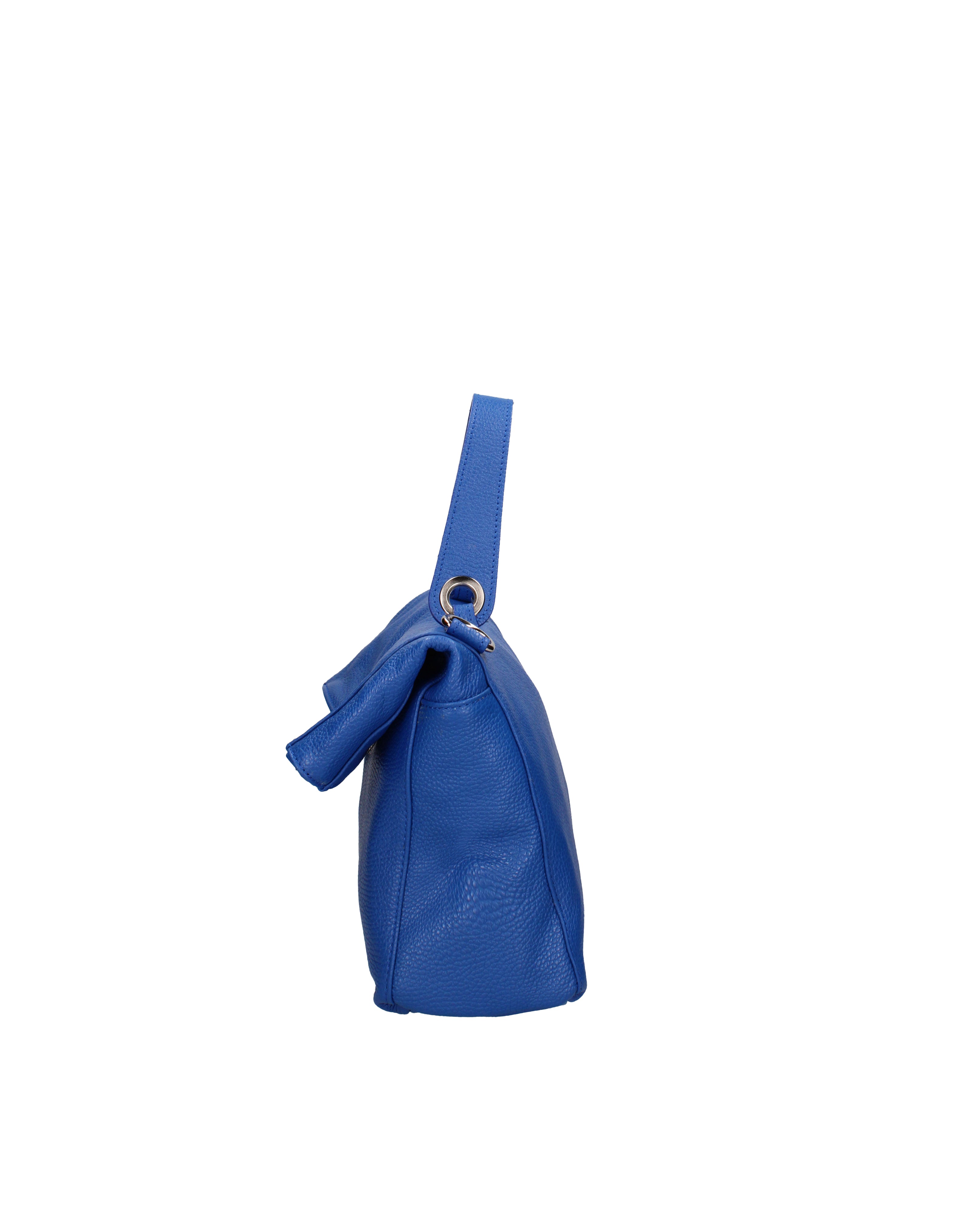 Borsa a spalla da donna Vera pelle 07159-D22 BLUETTE Viola Castellani
