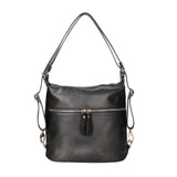 Bianca Borsa a spalla da donna Vera pelle 07136-D28 NERO Viola Castellani