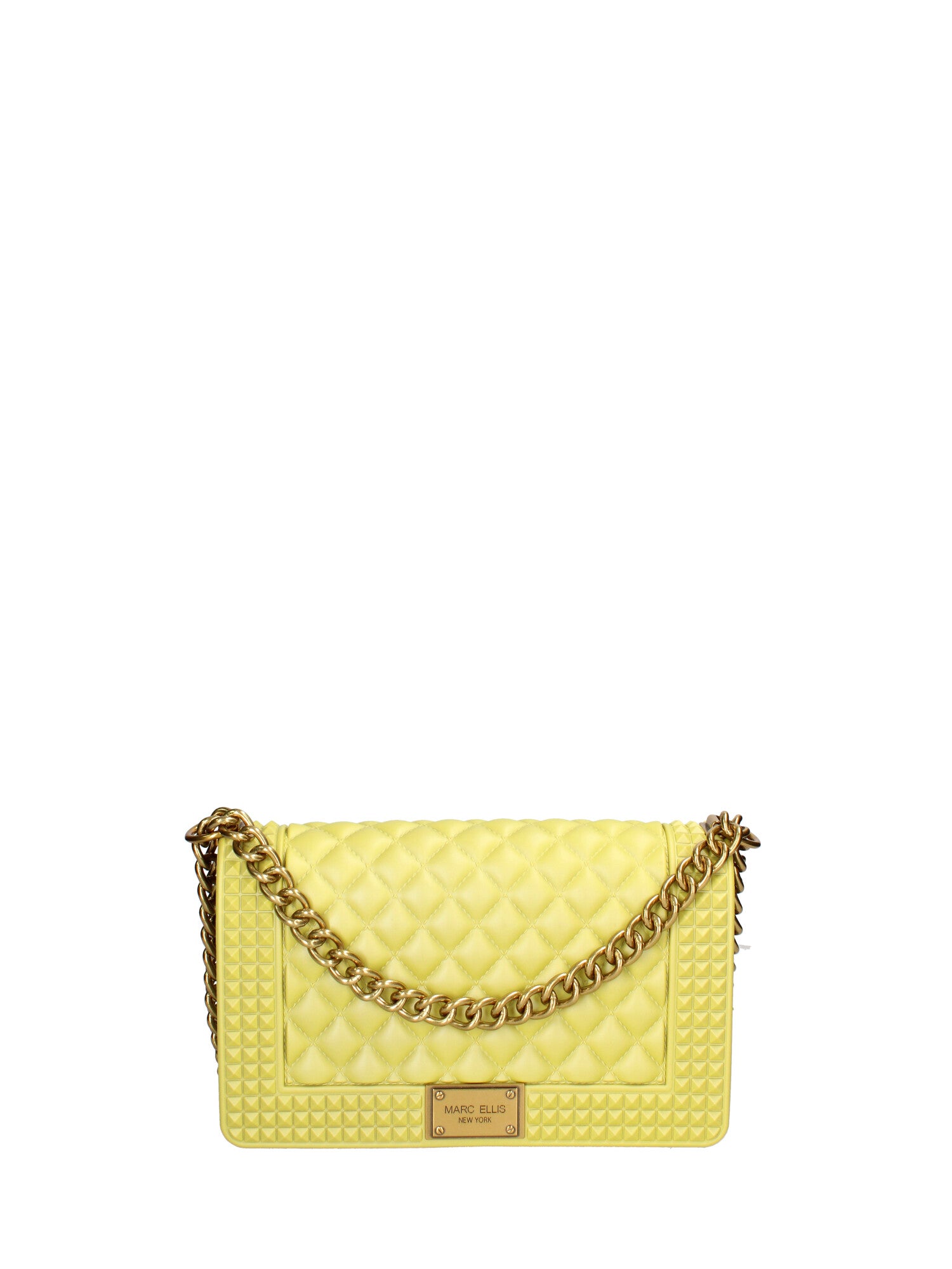 Borsa a mano donna 100% gomma FLAT PENKA M-PYRATE GREEN-LIGHT OTTONE Marc Ellis