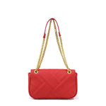 Borsa a tracolla da donna 100% pelle vegana PU GGB011RED Gabriella G Firenze