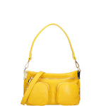 Borsa a spalla da donna Vera pelle 07147-D04 GIALLO Roberta Rossi