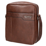 Borsa a tracolla uomo in pelle PU Casual PCL3001-COFFEE Northampton Polo Club