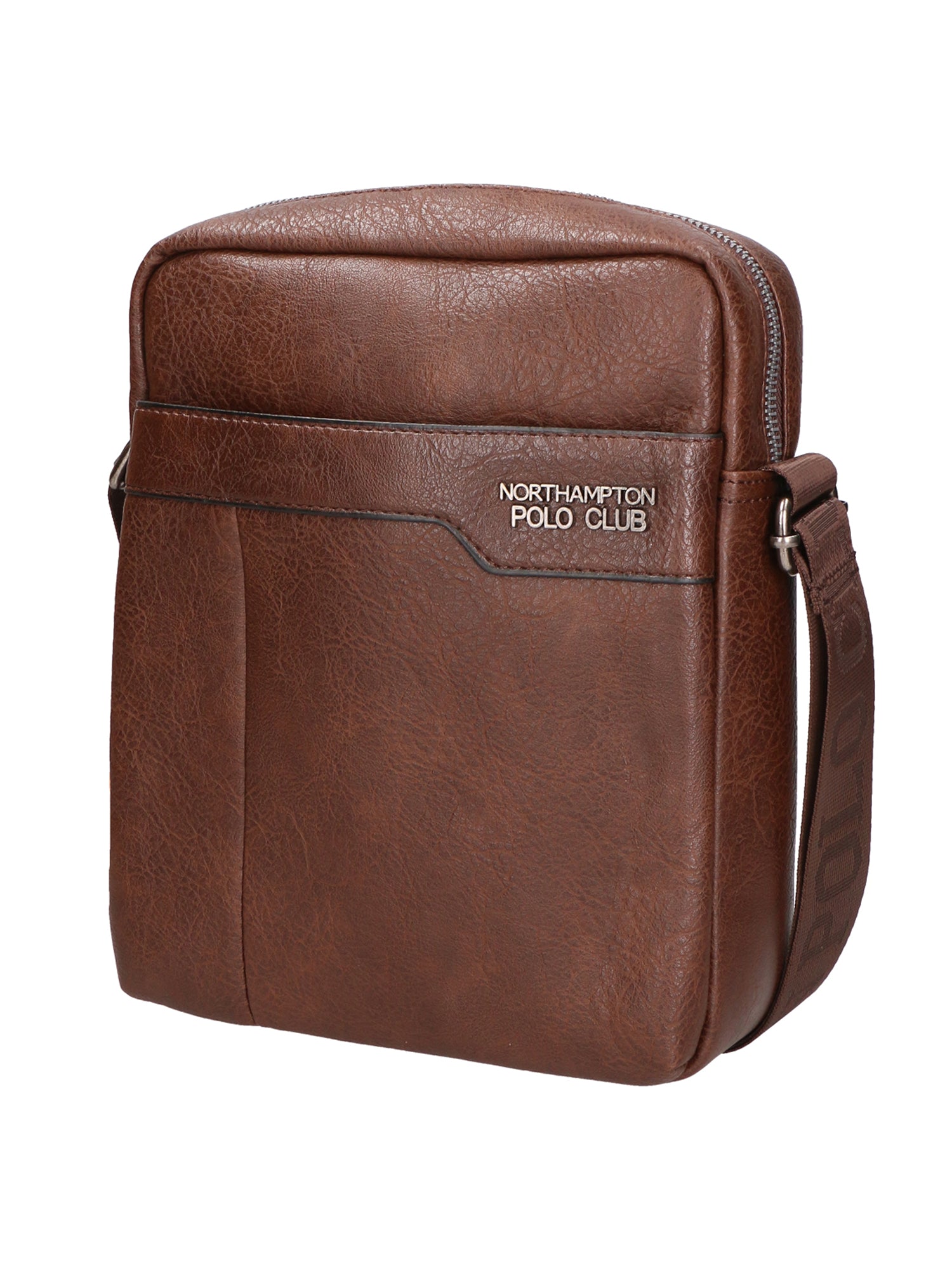 Borsa a tracolla uomo in pelle PU Casual PCL3001-COFFEE Northampton Polo Club
