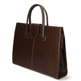 Evelina Borsa a mano da donna 100% pelle 9025-T.MORO Gave Lux