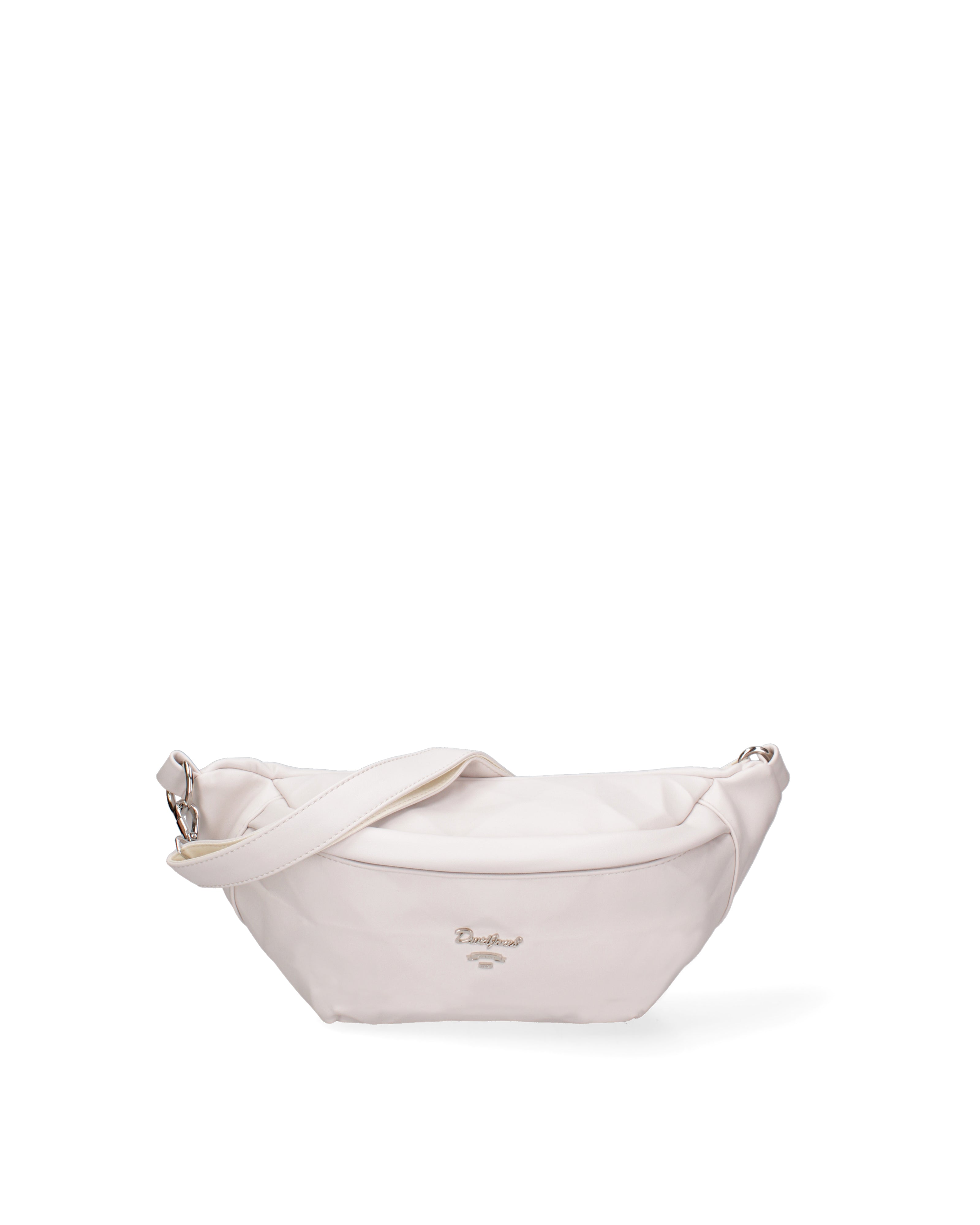 Marsupio da donna Ecopelle e Zip F6735-2-IVORY David Jones