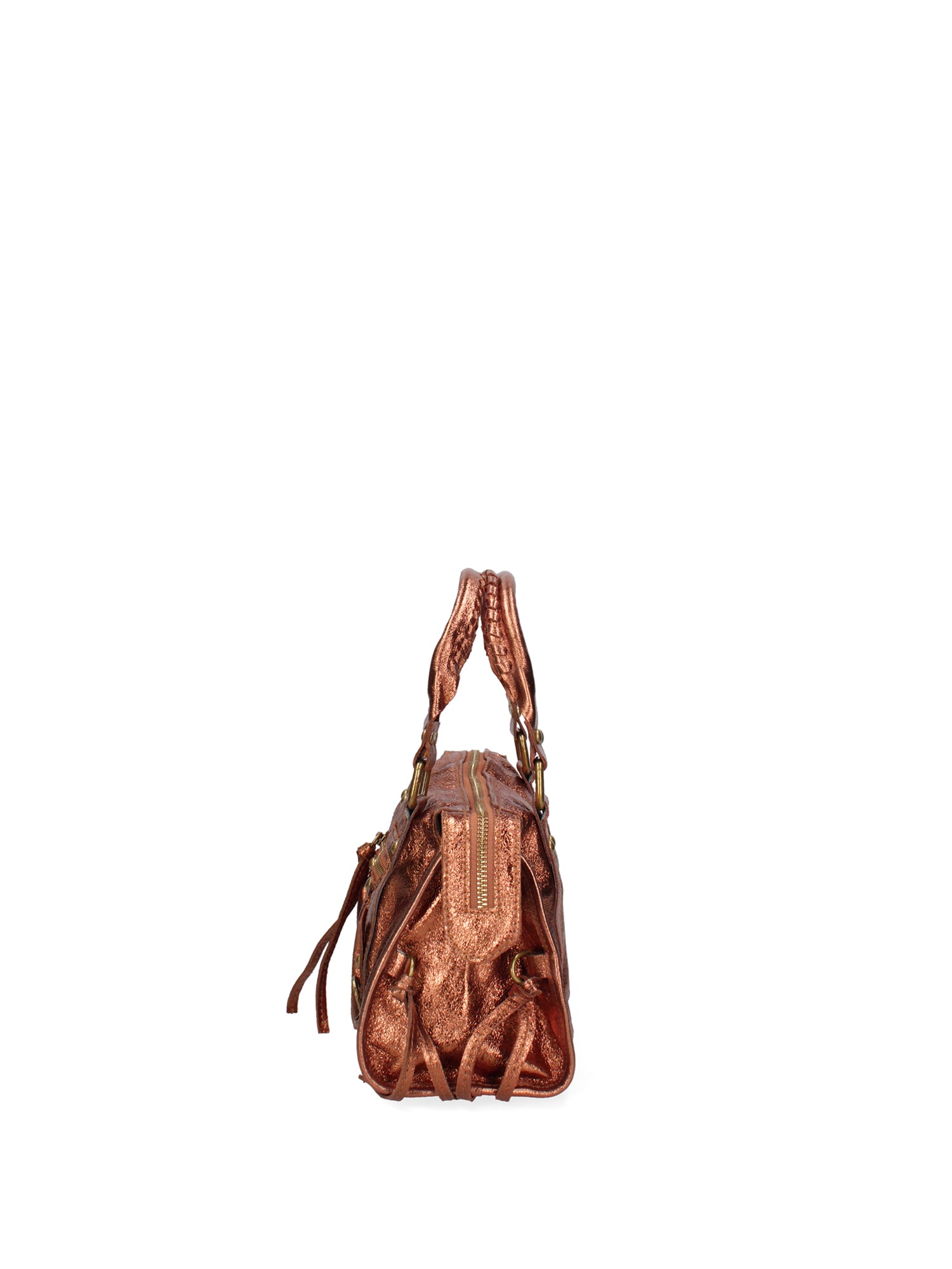 Solara Borsa a spalla da donna Vera pelle 06091 LM-L006 RAME Gave Lux