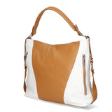 Emily Borsa a spalla da donna Vera pelle 80064-D17 CUOIO D01 BIANCO Gave Lux