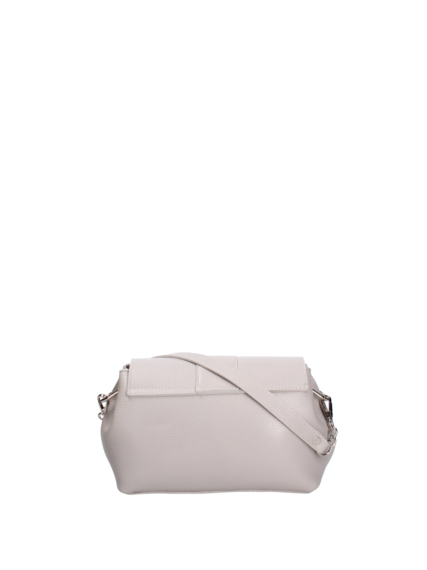 Borsa a tracolla da donna Vera pelle 07143-D86 GRIGIO PERLA Roberta Rossi