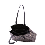 Borsa a spalla da donna Ecopelle BC1369-NERO BIANCO B Cavalli