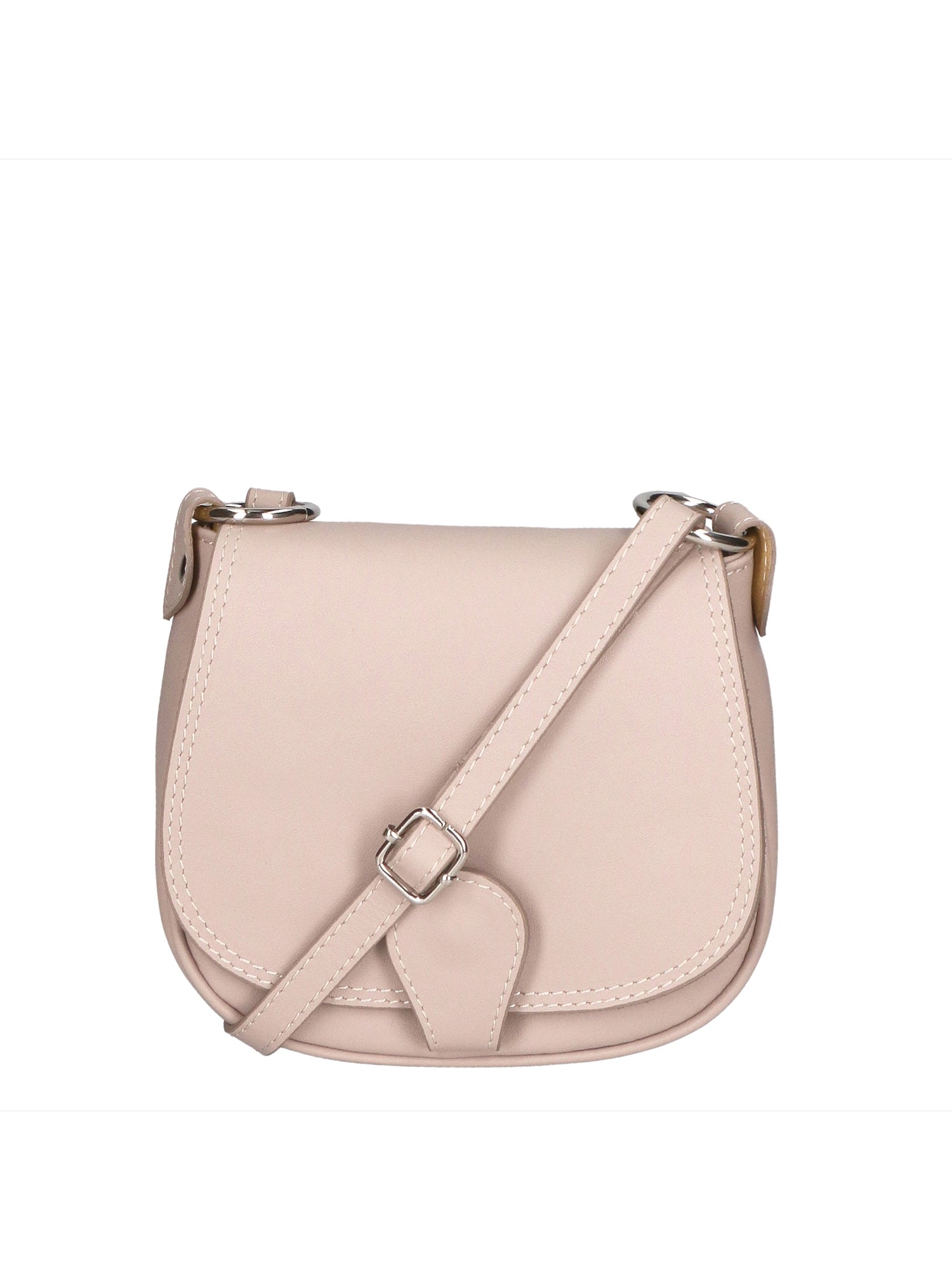 Bianca Borsa a tracolla da donna Vera pelle 10016 1020-S68 NUDO Gave Lux