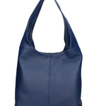Aria Borsa a mano da donna 100% pelle 07029-D24 BLU JEANS Gave Lux