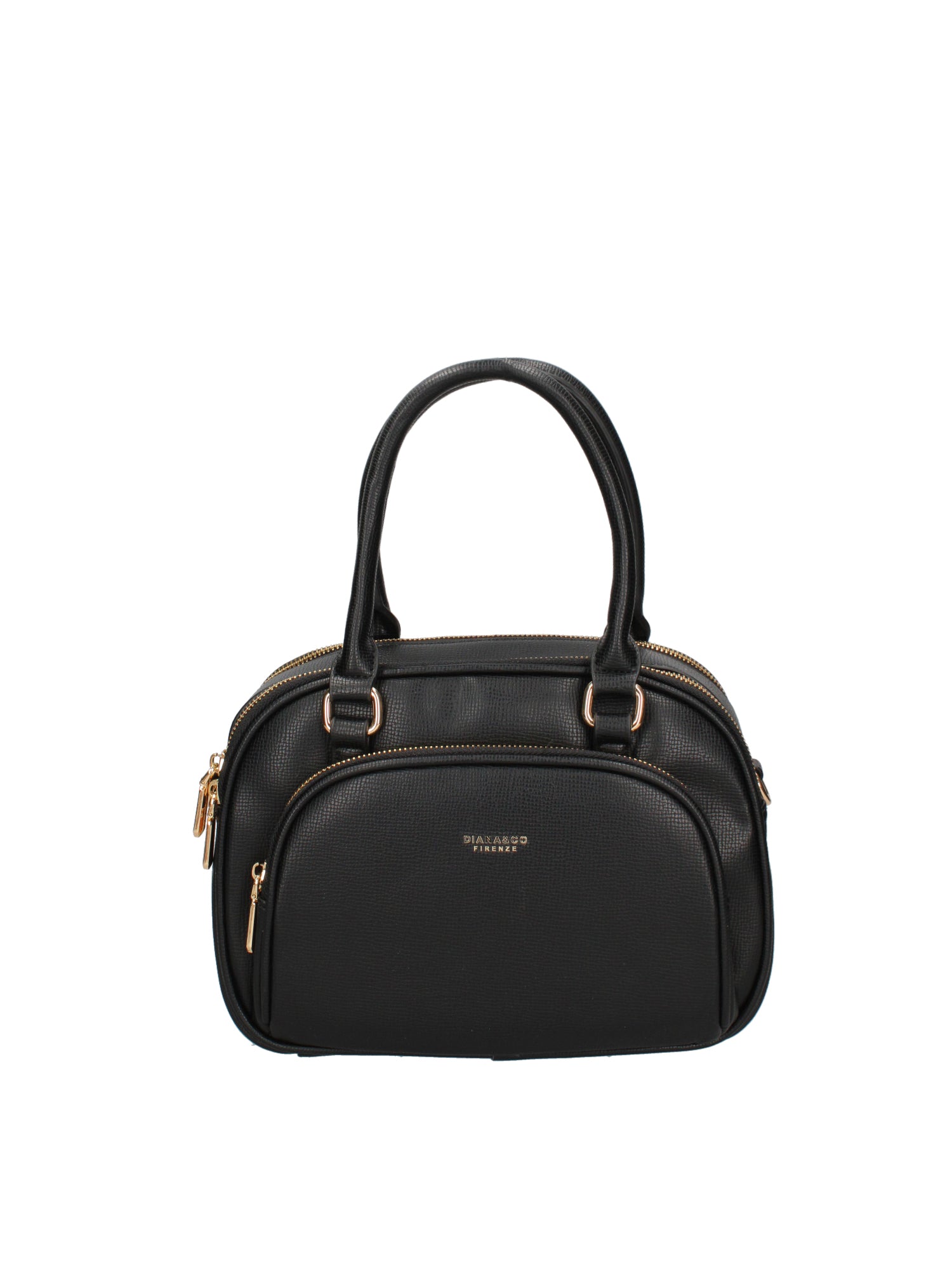 Borsa a mano da donna Ecopelle 601-4-BLACK Diana&co