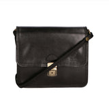 Bibiana Borsa a tracolla da donna Vera pelle 10018 1107-NERO BLACK Gave Lux