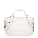 Iolara Lux Borsa a spalla da donna Vera pelle B17240-BIANCO Braccialini