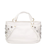 Iolara Lux Borsa a spalla da donna Vera pelle B17240-BIANCO Braccialini