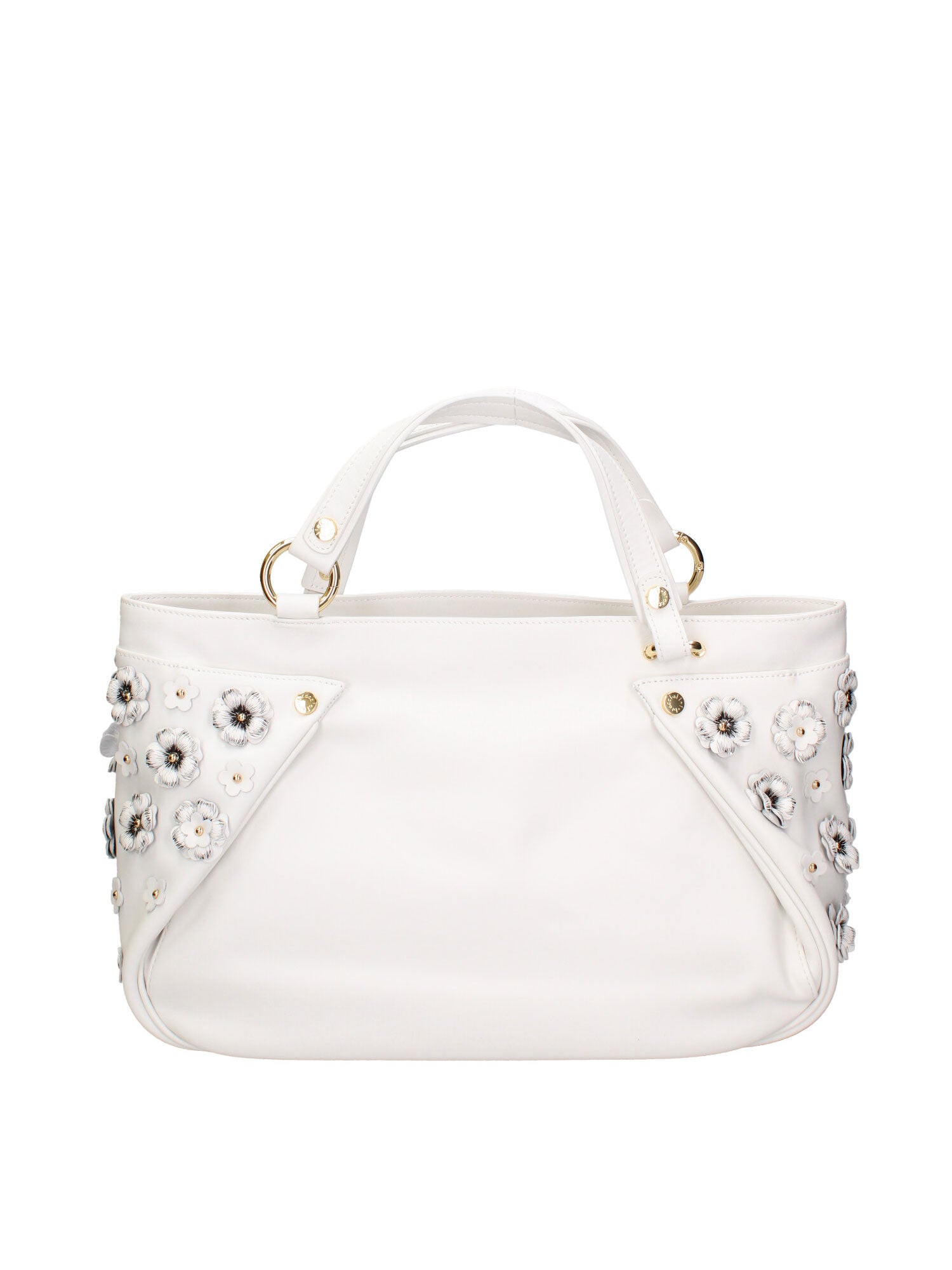 Iolara Lux Borsa a spalla da donna Vera pelle B17240-BIANCO Braccialini