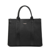 Borsa a mano da donna 100% pelle vegana PU 715-3PT-BLACK Diana&co