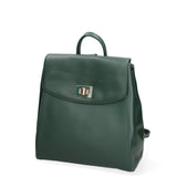 Zaino da donna in ecopelle Casual 635-2-FOREST GREEN Diana&co