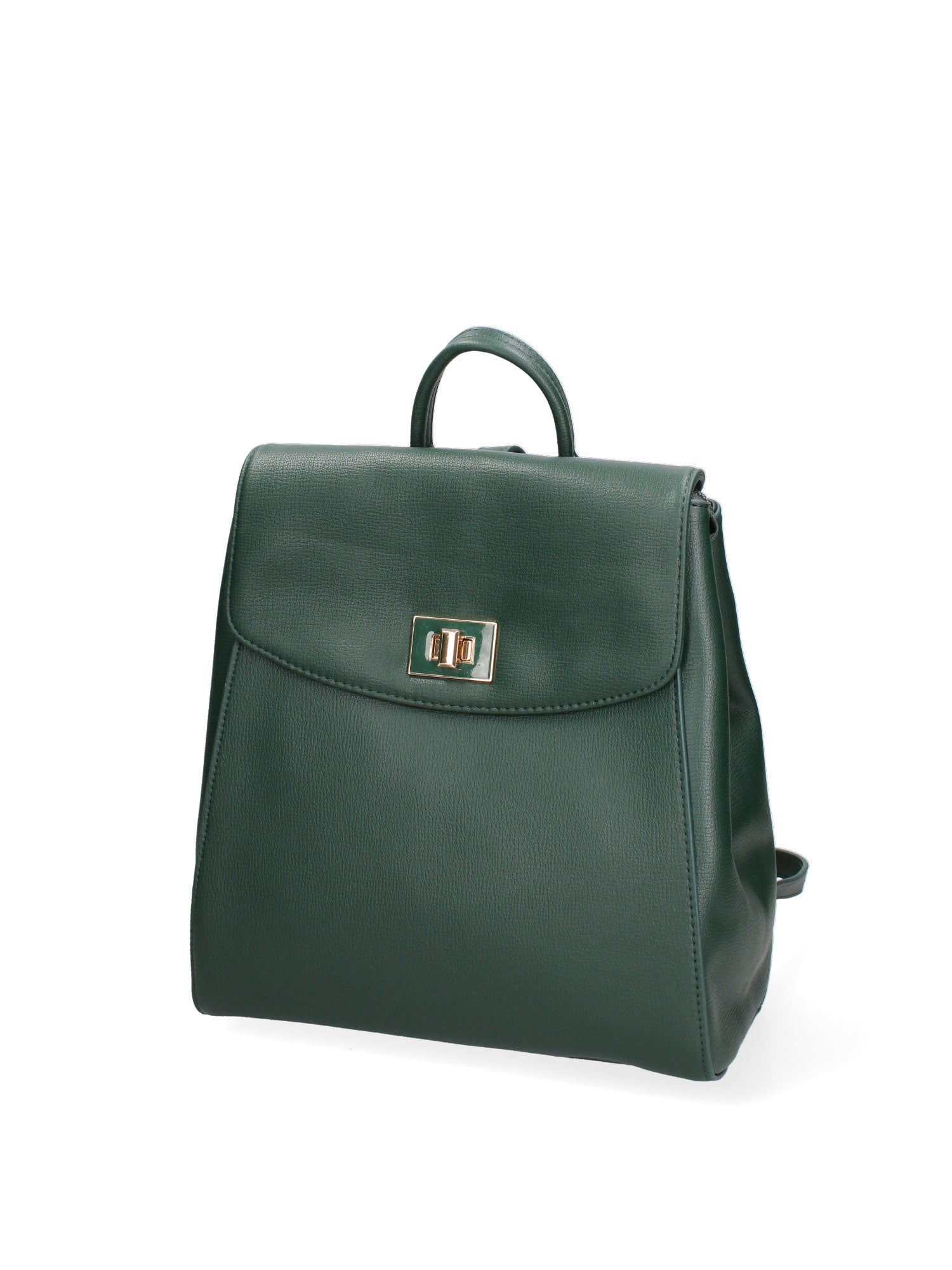 Zaino da donna in ecopelle Casual 635-2-FOREST GREEN Diana&co