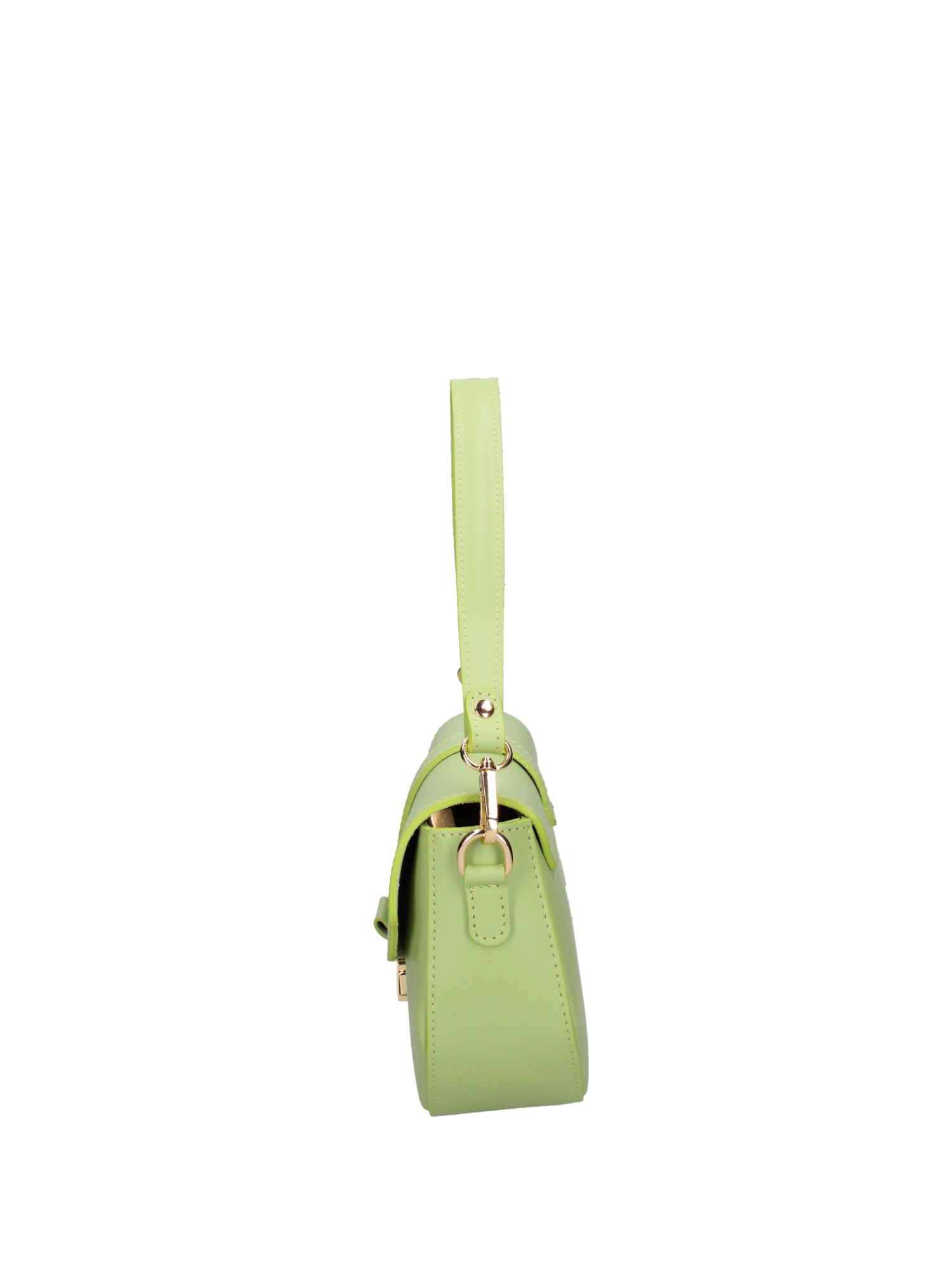 Borsa a spalla da donna Vera pelle 07229-L260 PISTACCHIO Roberta Rossi