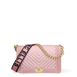 Borsa a mano da donna 100% Pvc FLAT-M 24-OLD ROSE - GOLD Marc Ellis