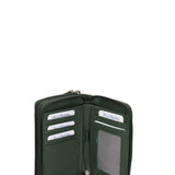 Portafoglio donna in vera pelle Casual RB2035-DLM-VERDE Renato Balestra