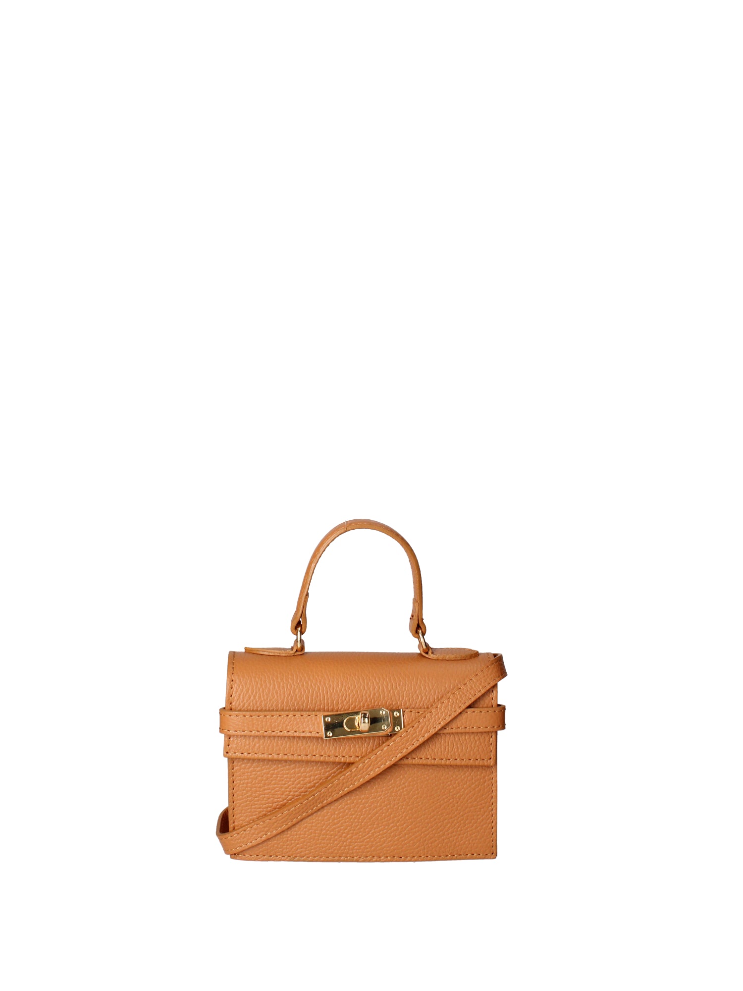 Borsa a mano da donna Vera pelle 07161-D44 CUOIO Roberta Rossi