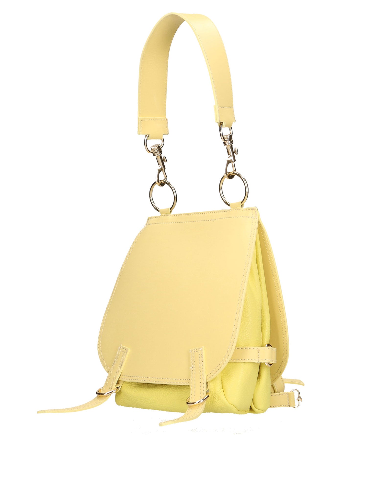 Lisetta Borsa a tracolla da donna Vera pelle 8683-GIALLO Gave Lux