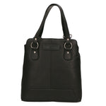 Borsa a spalla uomo in vera pelle Convertibile HILB-4065-NERO Hill Burry