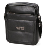 Borsa a tracolla uomo in pelle PU Casual PCL3082-BLACK Northampton Polo Club