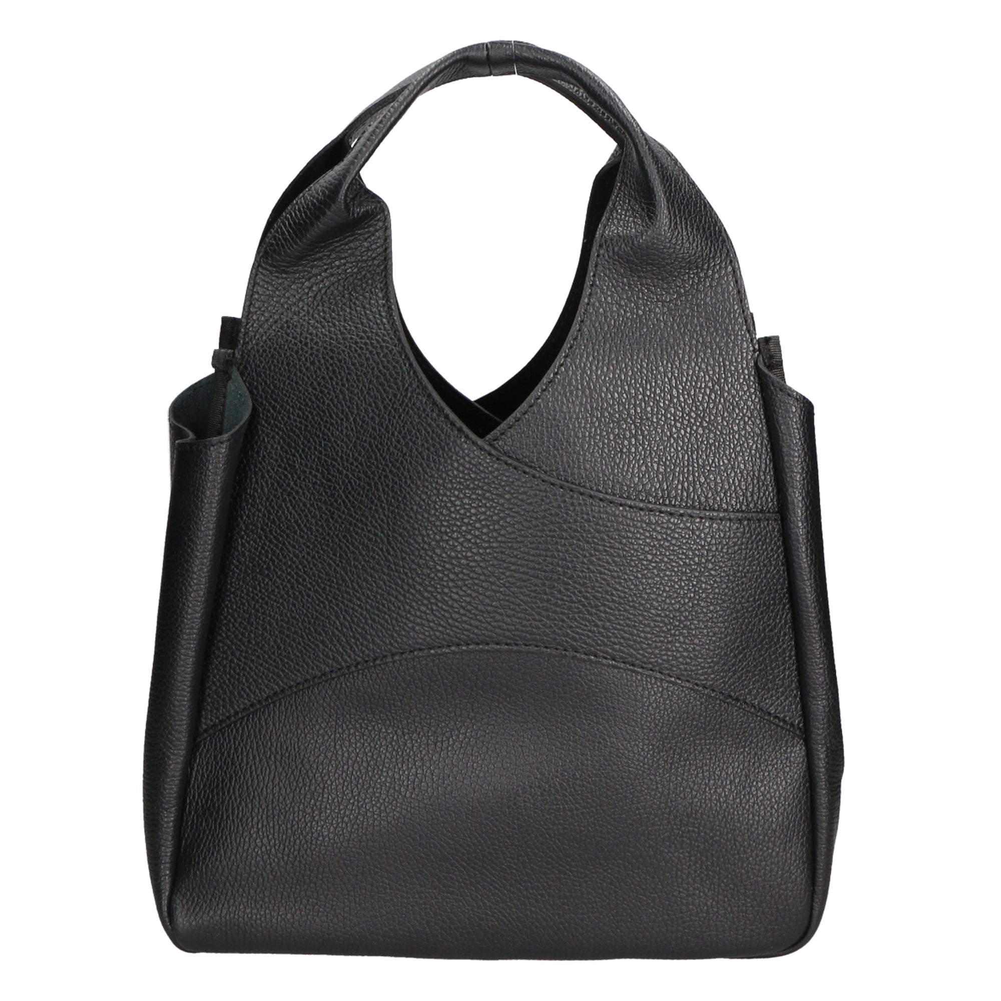 Iside Borsa a mano da donna 100% pelle 05793-D28 NERO +D28 NERO Gave Lux