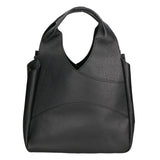 Iside Borsa a mano da donna 100% pelle 05793-D28 NERO +D28 NERO Gave Lux