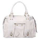 Elara Borsa a spalla da donna Vera pelle 06090-BIANCO Gave Lux