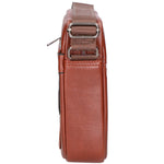 Borsa a tracolla uomo in pelle PU Casual PCL3082-COFFEE Northampton Polo Club
