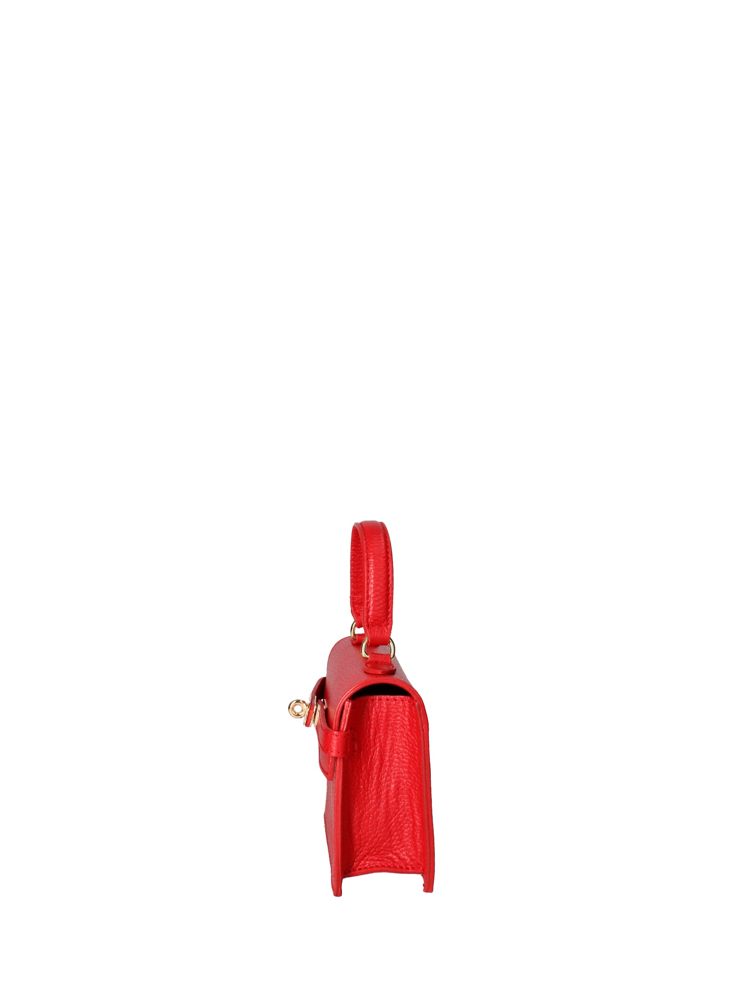 Borsa a mano da donna Vera pelle 07161-D58 ROSSO FUOCO Roberta Rossi
