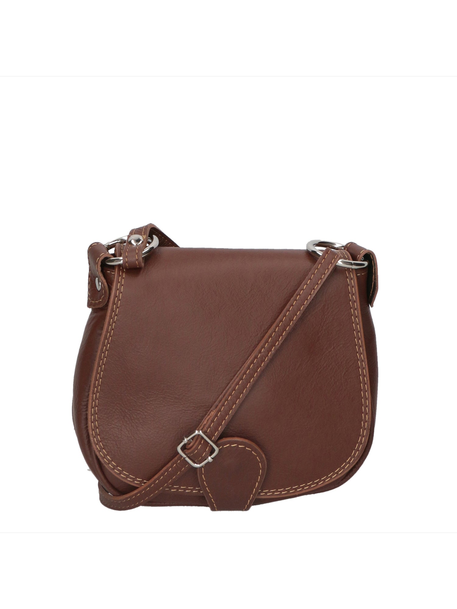 Bianca Borsa a tracolla da donna Vera pelle 10016 1020-S21 BRUCIATO Gave Lux